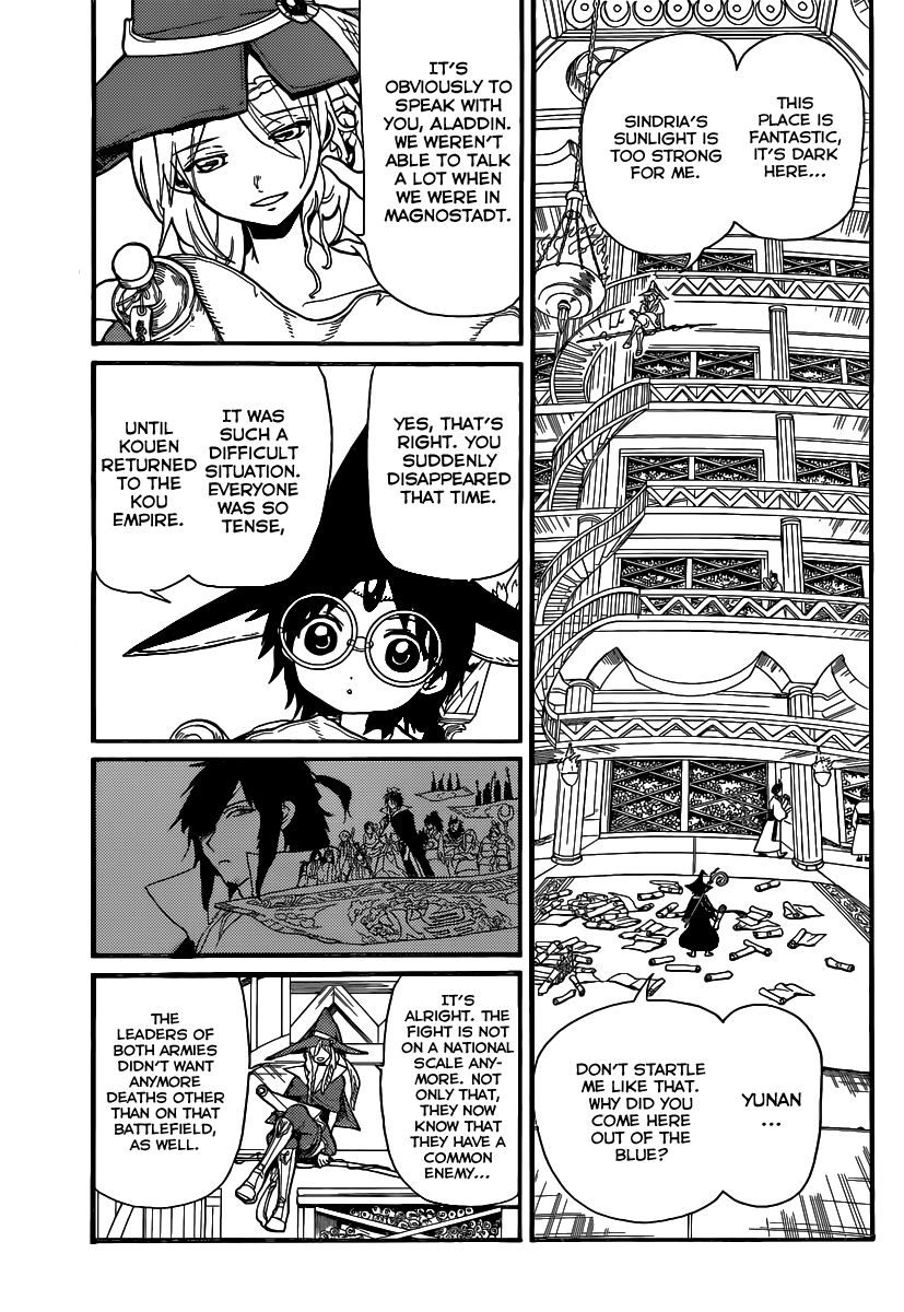 Magi - Labyrinth of Magic Chapter 204 page 15 - Chapter 204: Sinbad and Yunan