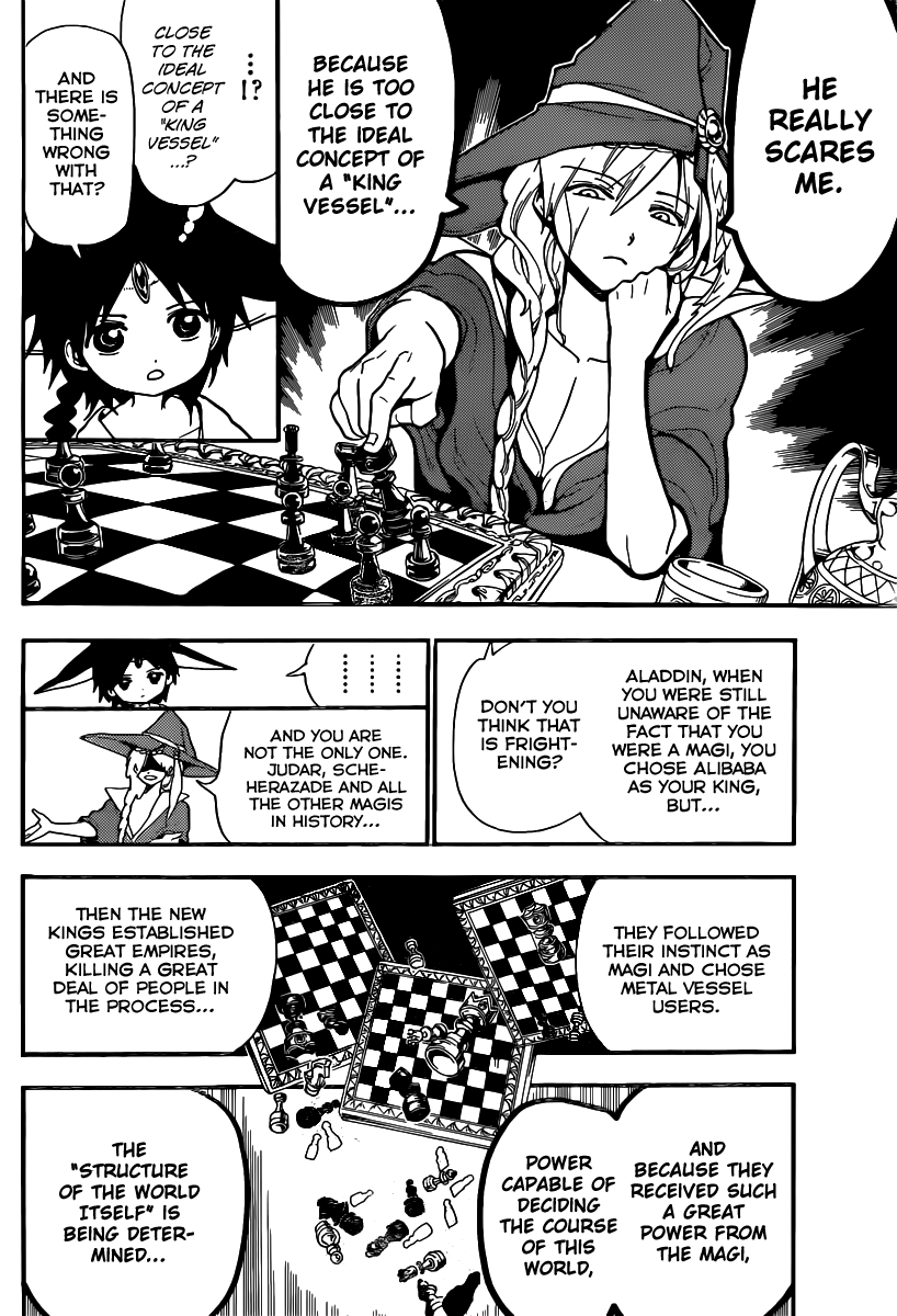 Magi - Labyrinth of Magic Chapter 205 page 16 - Chapter 205: What is a King Vessel?