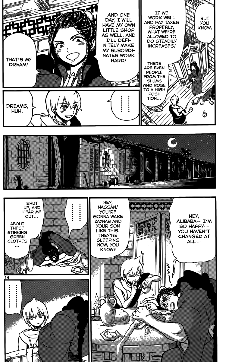 Magi - Labyrinth of Magic Chapter 206 page 14 - Chapter 206: An Evening at an Old Friend’s House