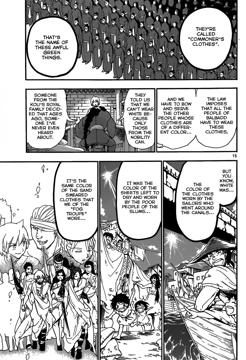 Magi - Labyrinth of Magic Chapter 206 page 15 - Chapter 206: An Evening at an Old Friend’s House