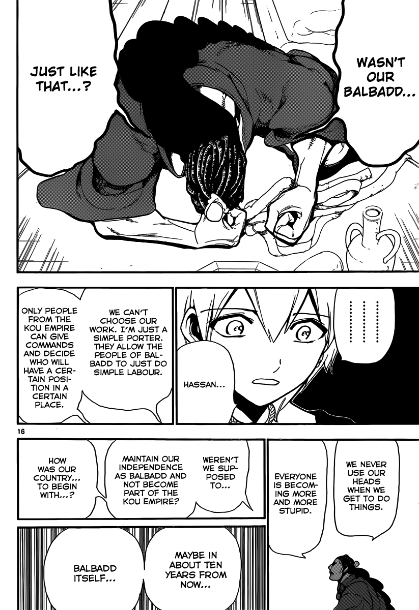 Magi - Labyrinth of Magic Chapter 206 page 16 - Chapter 206: An Evening at an Old Friend’s House