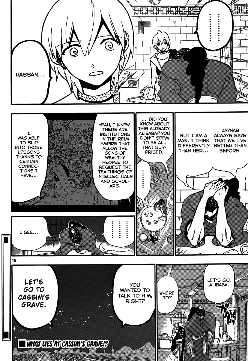Magi - Labyrinth of Magic Chapter 206 page 18 - Chapter 206: An Evening at an Old Friend’s House