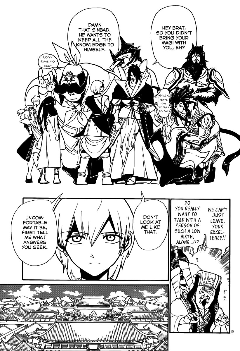 Magi - Labyrinth of Magic Chapter 208 page 10 - Chapter 208: The Man Called Ren Koumei