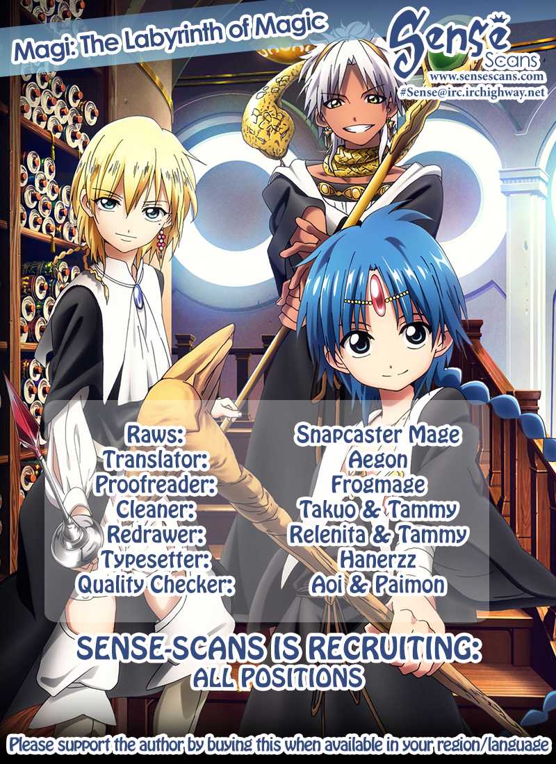 Magi - Labyrinth of Magic Chapter 212 page 1 - Chapter 212: Dirty Hands