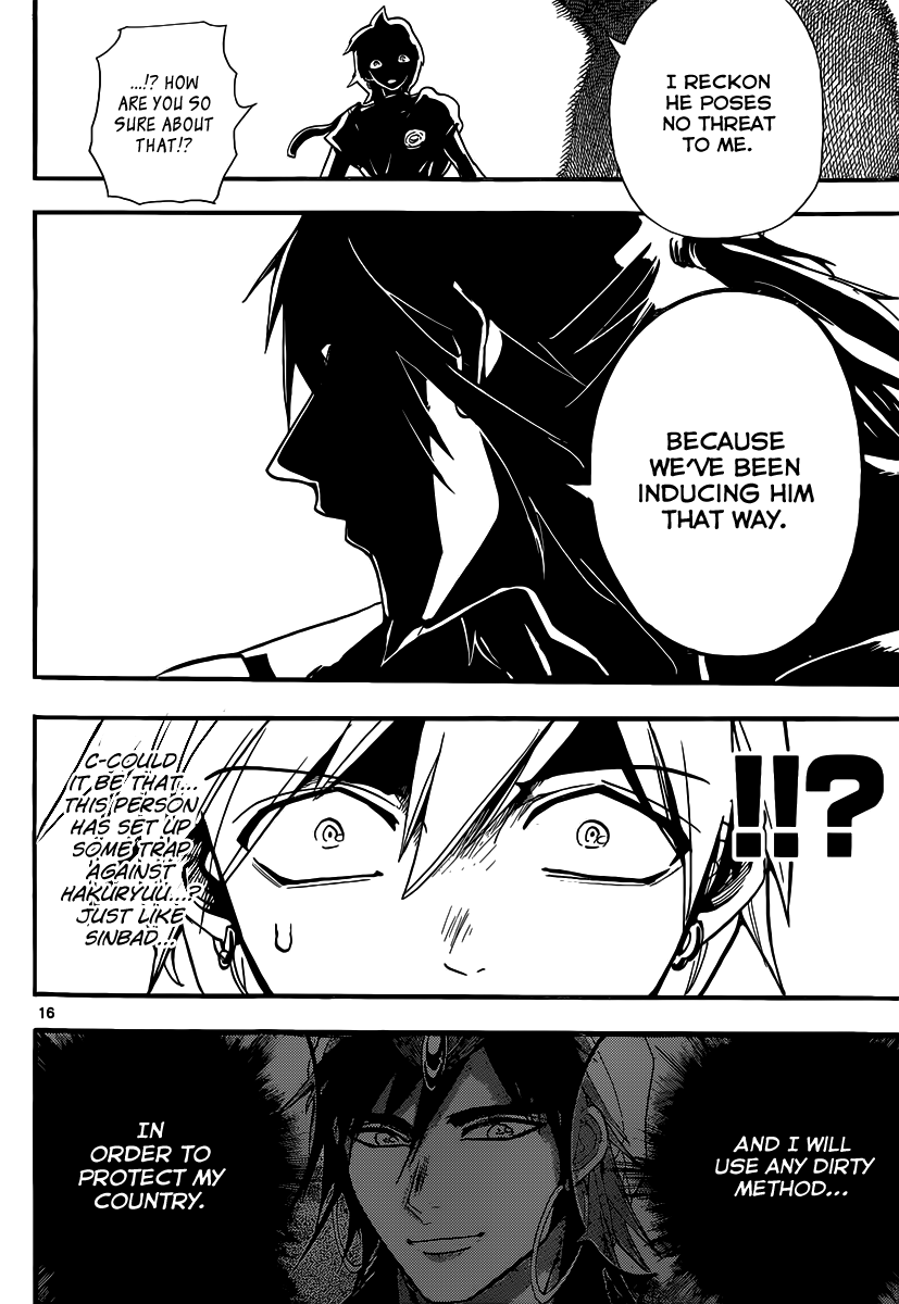 Magi - Labyrinth of Magic Chapter 212 page 17 - Chapter 212: Dirty Hands