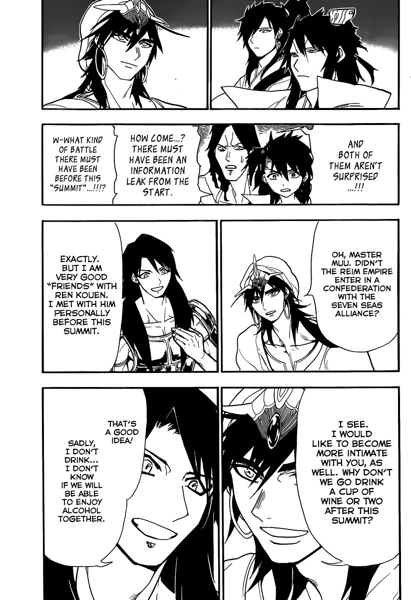 Magi - Labyrinth of Magic Chapter 213 page 15 - Chapter 213: The Summit