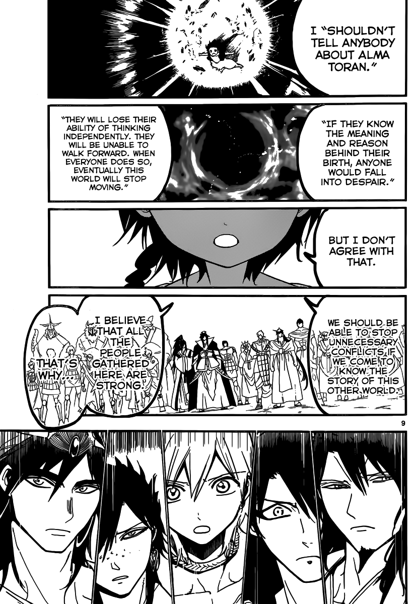 Magi - Labyrinth of Magic Chapter 214 page 10 - Chapter 214: The Homeland Where He Was Born