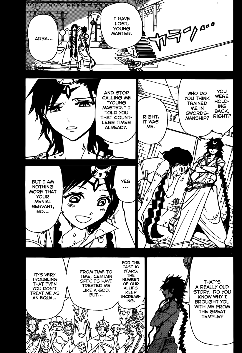 Magi - Labyrinth of Magic Chapter 221 page 15 - Chapter 221: Lovesickness