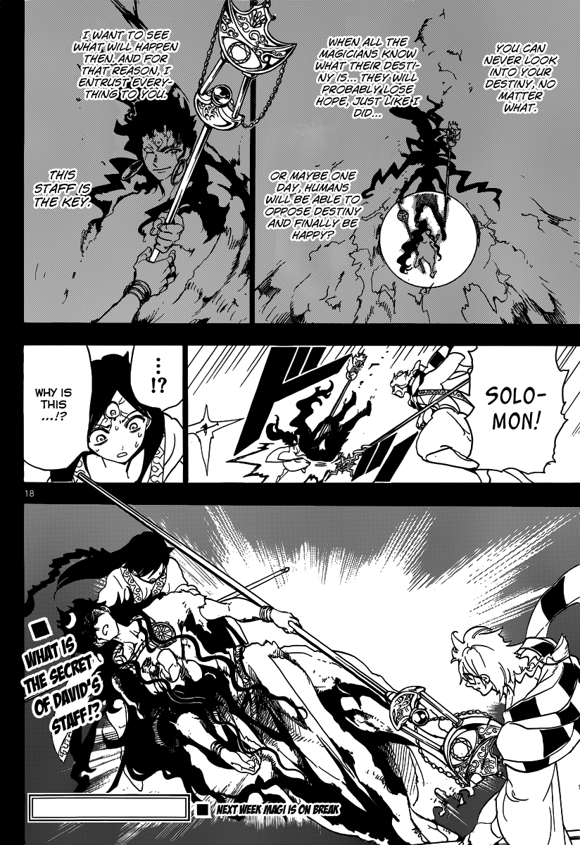 Magi - Labyrinth of Magic Chapter 230 page 19 - Chapter 230: David and Solomon