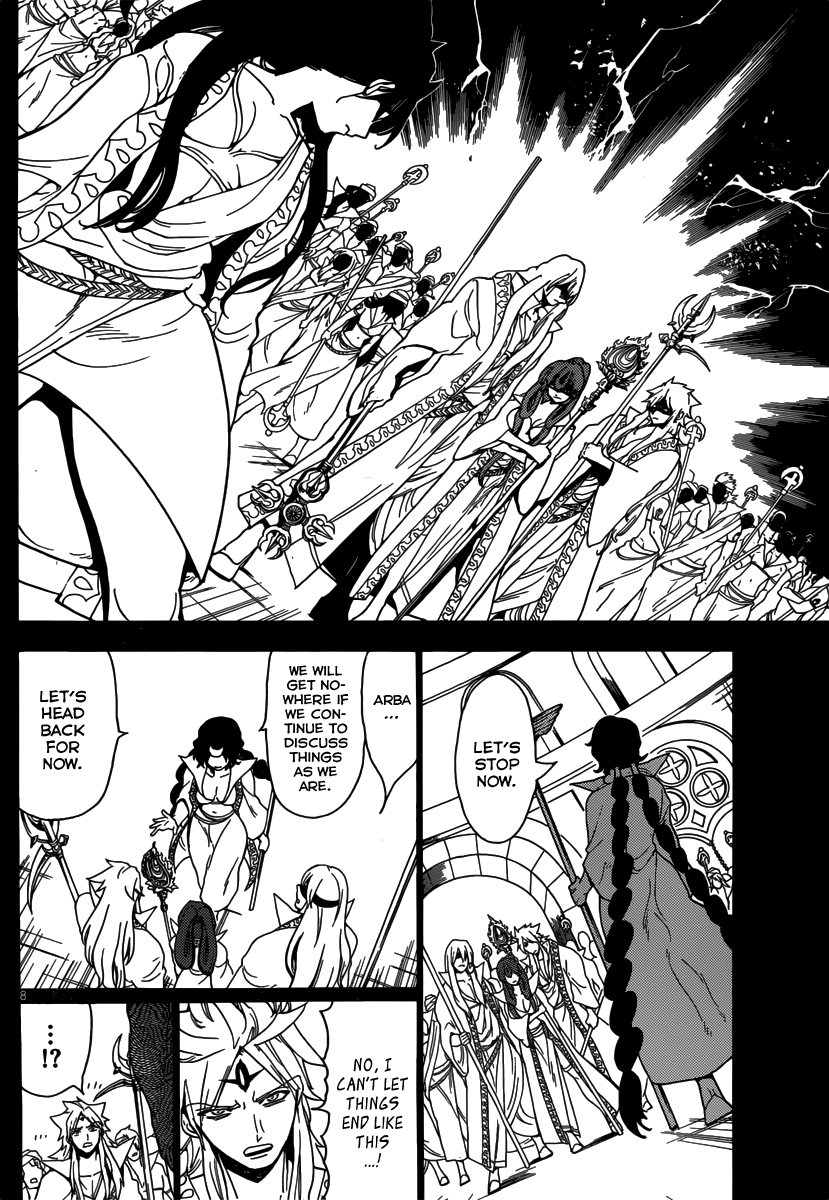 Magi - Labyrinth of Magic Chapter 233 page 10 - Chapter 233: The Rebellion Against The Light