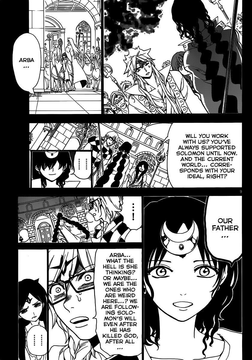 Magi - Labyrinth of Magic Chapter 233 page 11 - Chapter 233: The Rebellion Against The Light