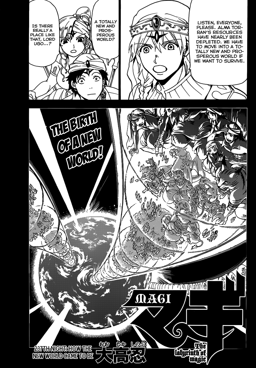 Magi - Labyrinth of Magic Chapter 237 page 3 - Chapter 237: How The New World Came To Be