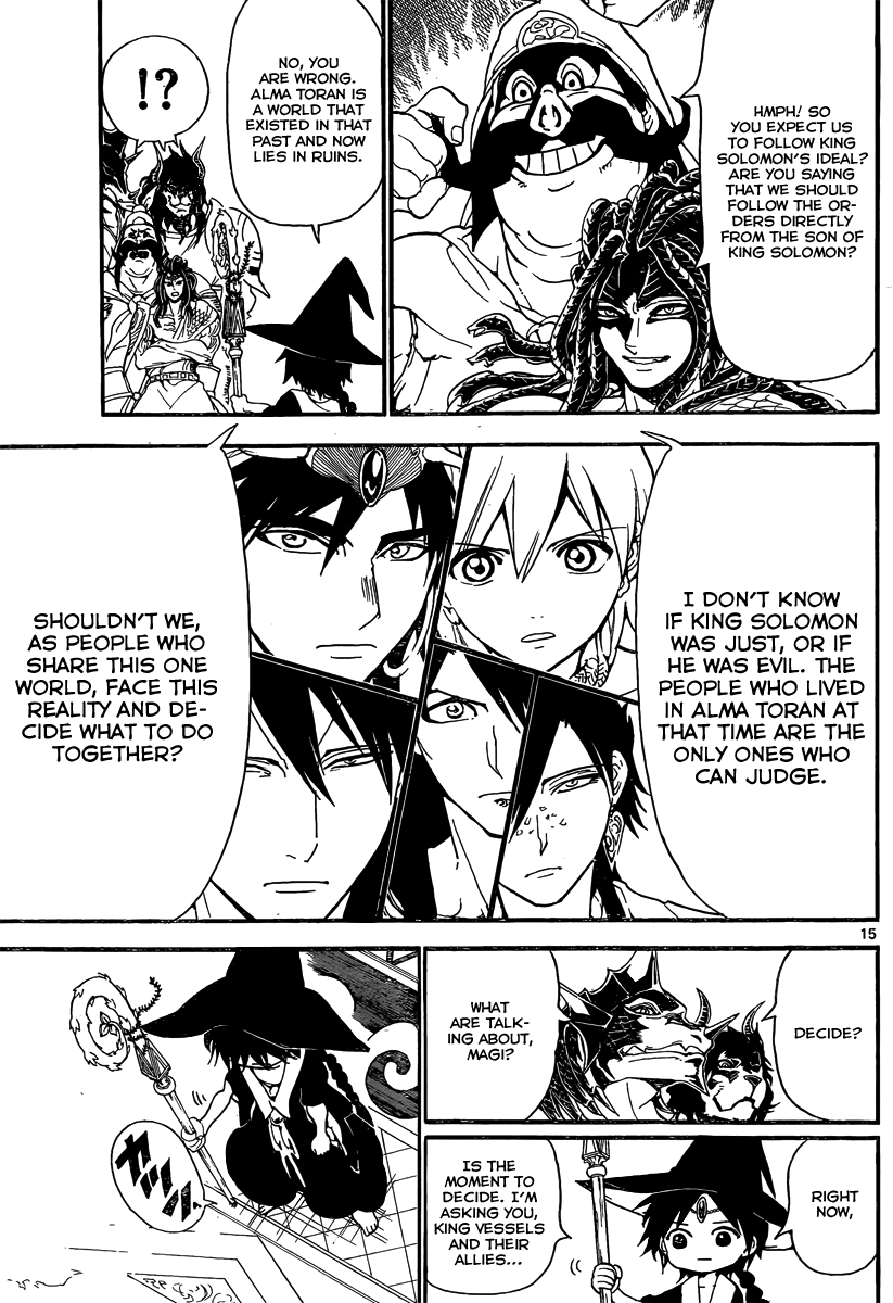 Magi - Labyrinth of Magic Chapter 238 page 16 - Chapter 238: Aladdin's Suggestion