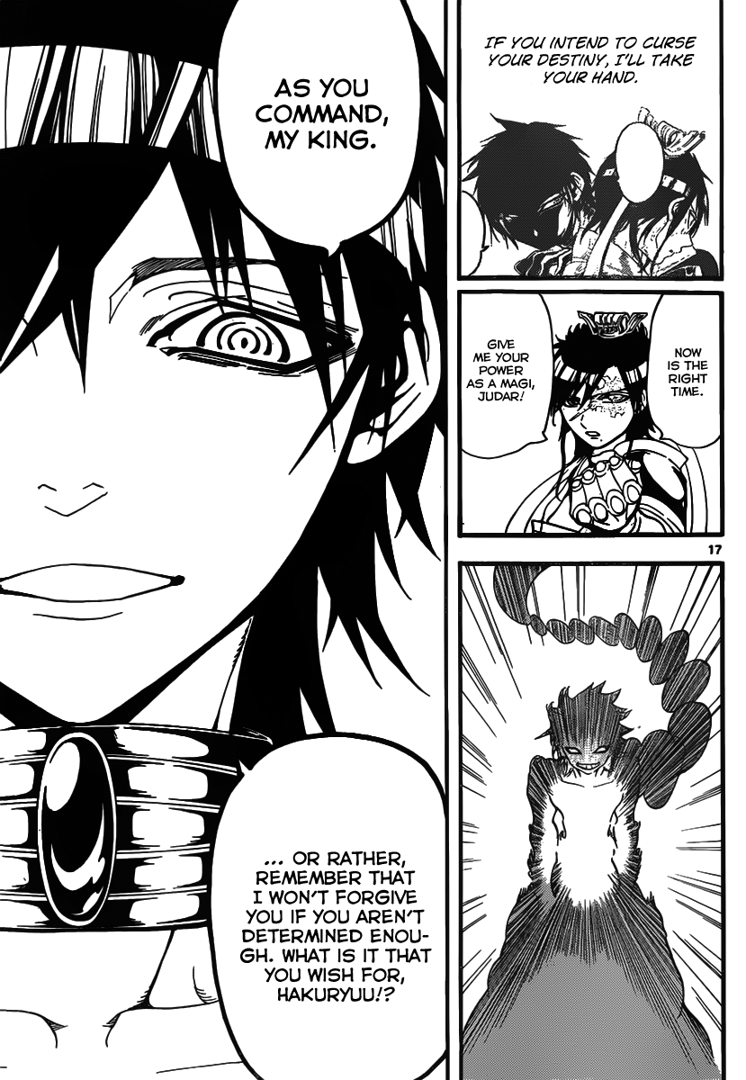 Magi - Labyrinth of Magic Chapter 242 page 19 - Chapter 242: Hakuryuu's Determination
