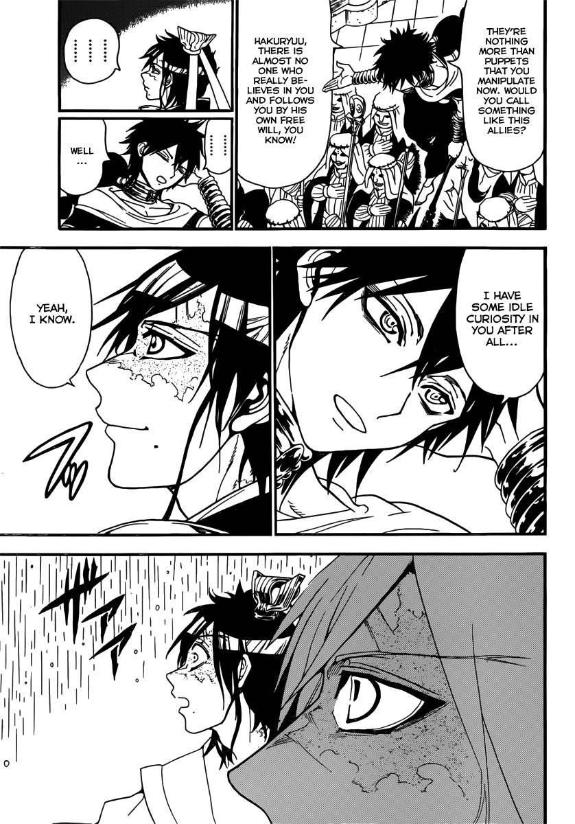 Magi - Labyrinth of Magic Chapter 242 page 9 - Chapter 242: Hakuryuu's Determination