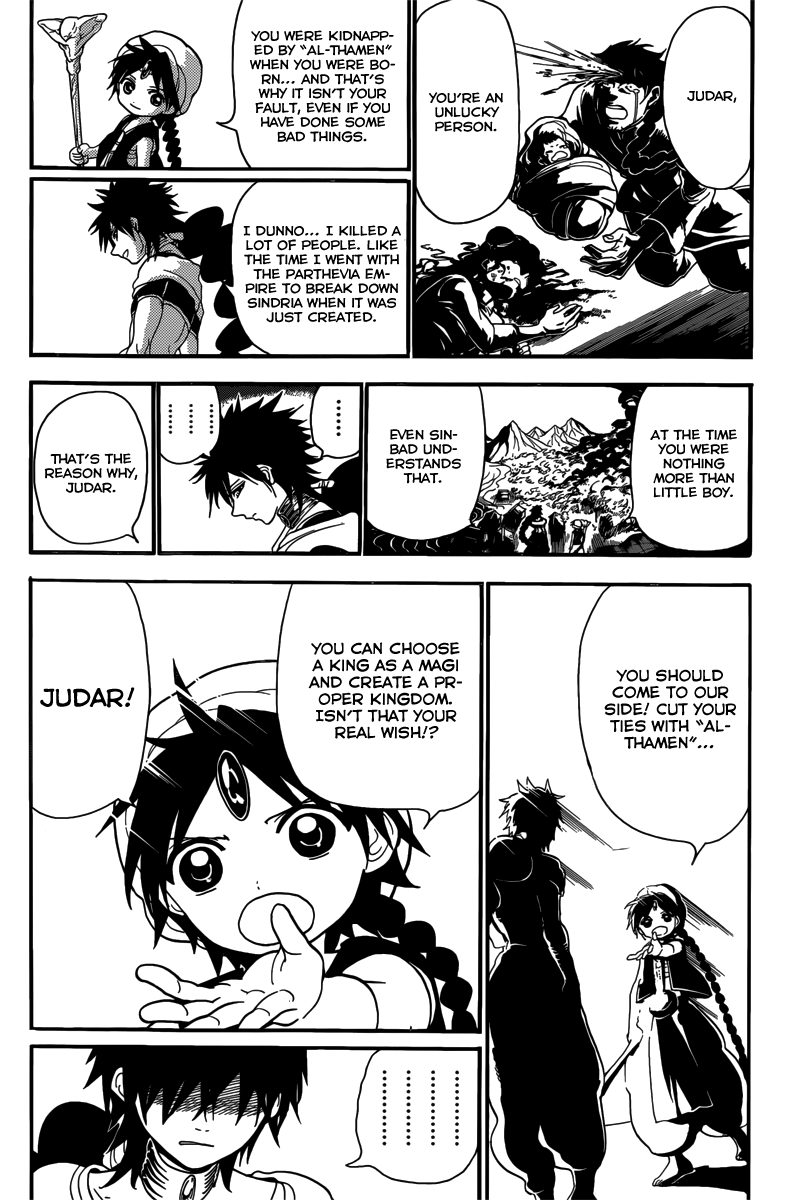 Magi - Labyrinth of Magic Chapter 243 page 14 - Chapter 243: The Djinn of Truth and Conviction