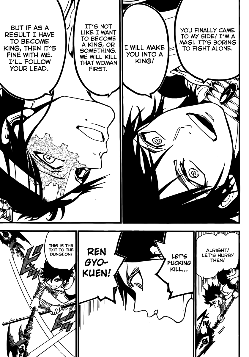 Magi - Labyrinth of Magic Chapter 244 page 19 - Chapter 244: The Black King Vessel