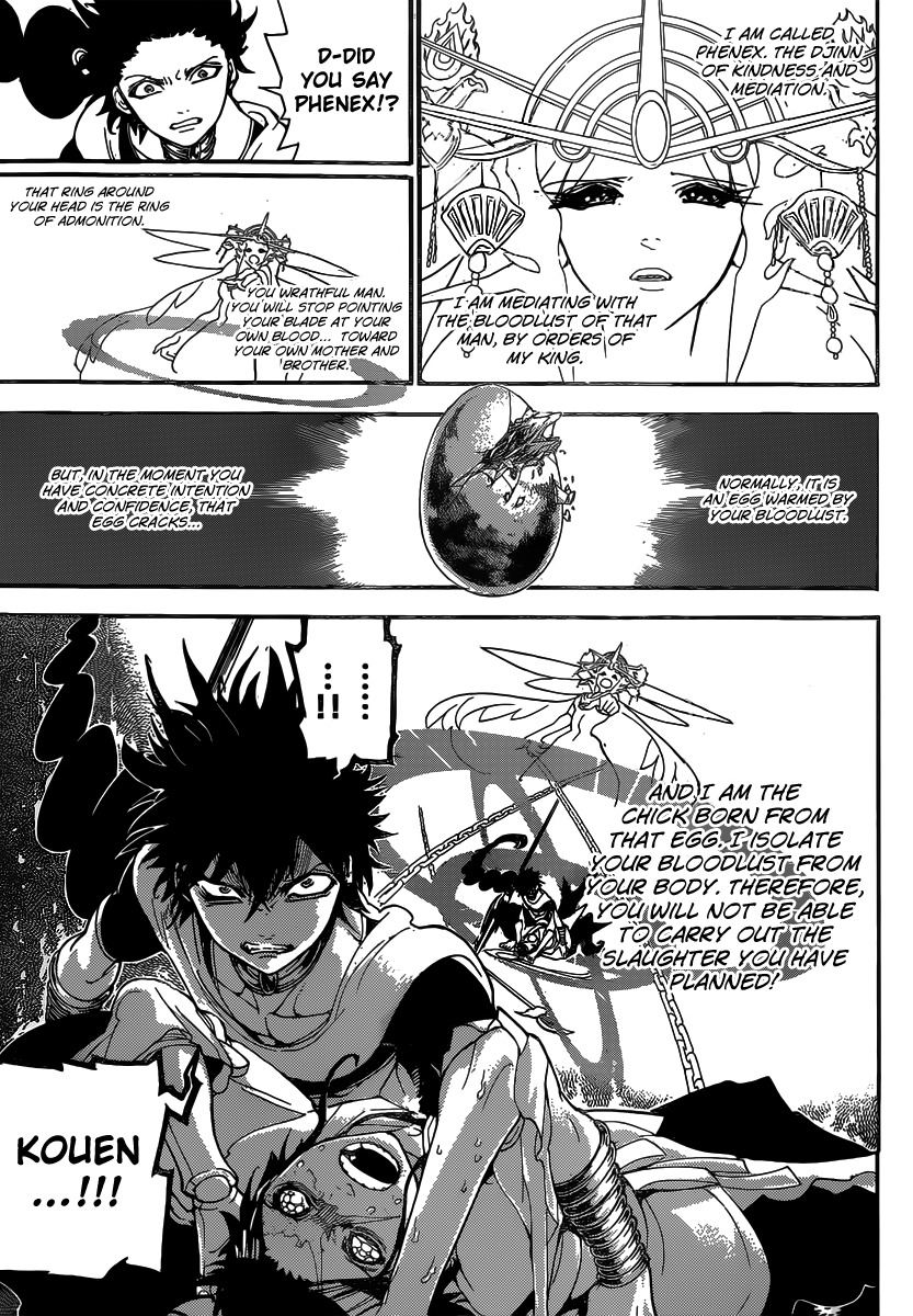 Magi - Labyrinth of Magic Chapter 246 page 11 - Chapter 246: The Admonition of Phenex