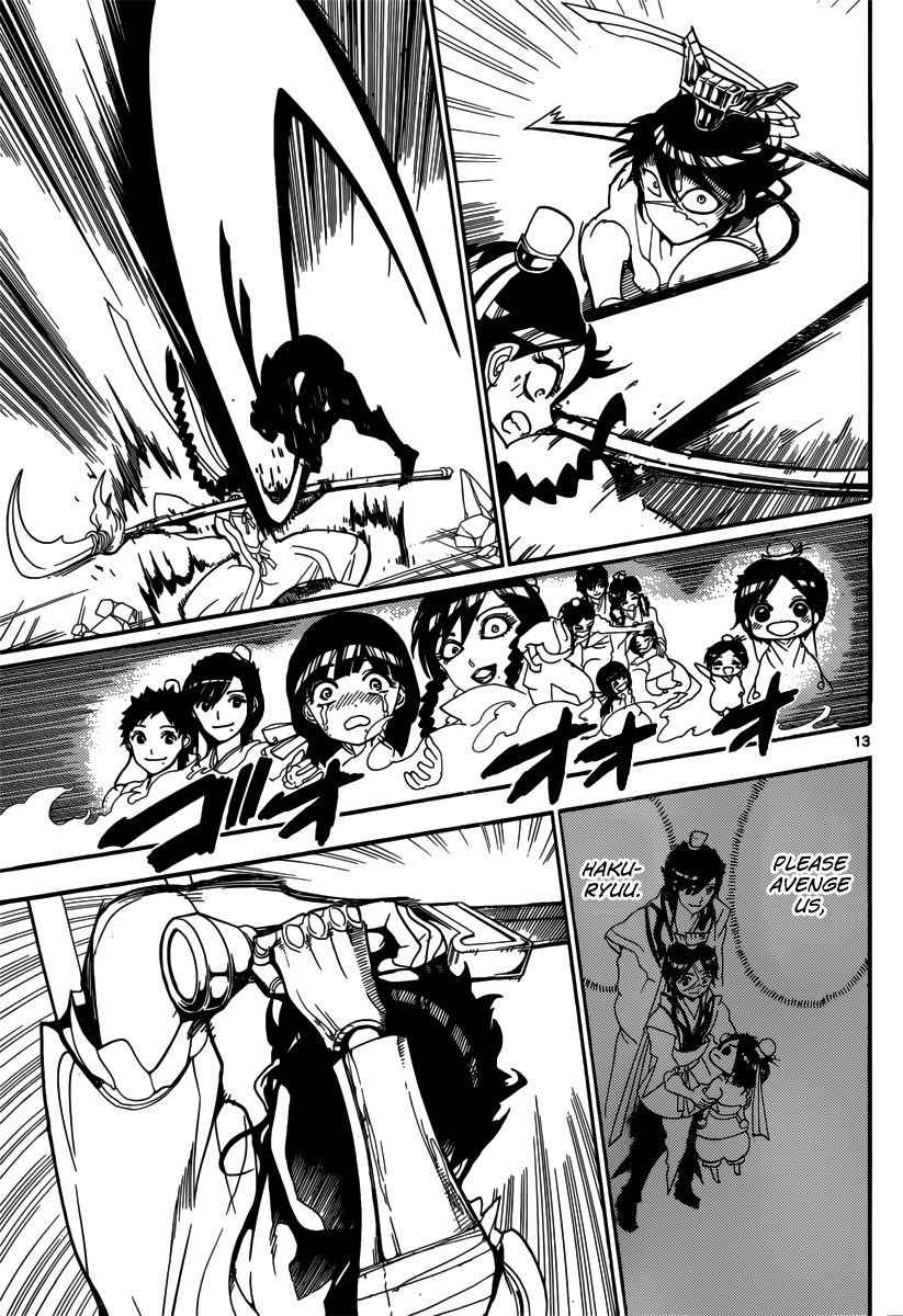 Magi - Labyrinth of Magic Chapter 249 page 14 - Chapter 249: Hakuryuu's Resolve