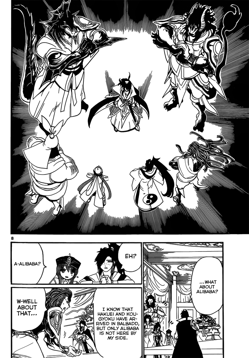 Magi - Labyrinth of Magic Chapter 251 page 10 - Chapter 251: Hakuryuu's Imperial Edict