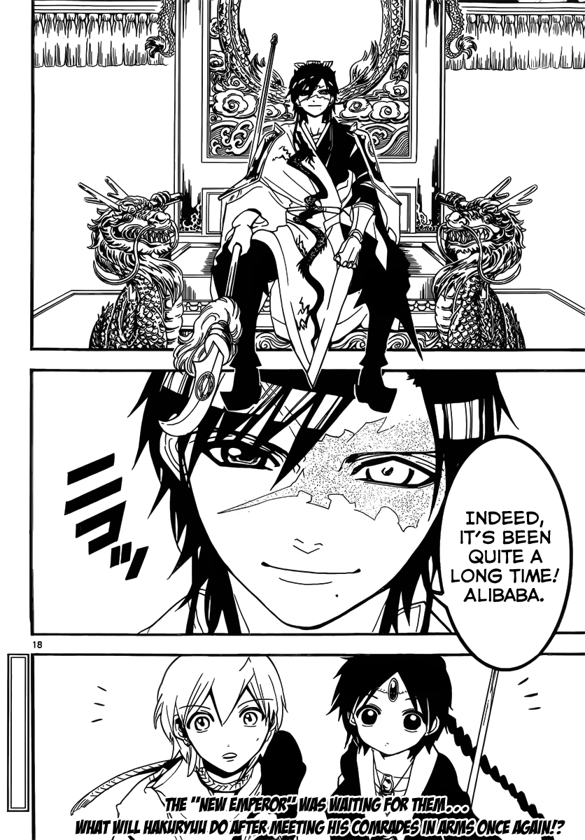 Magi - Labyrinth of Magic Chapter 251 page 20 - Chapter 251: Hakuryuu's Imperial Edict