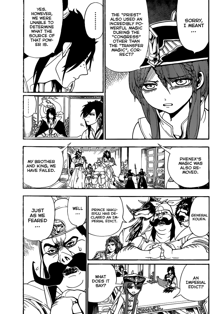 Magi - Labyrinth of Magic Chapter 251 page 5 - Chapter 251: Hakuryuu's Imperial Edict