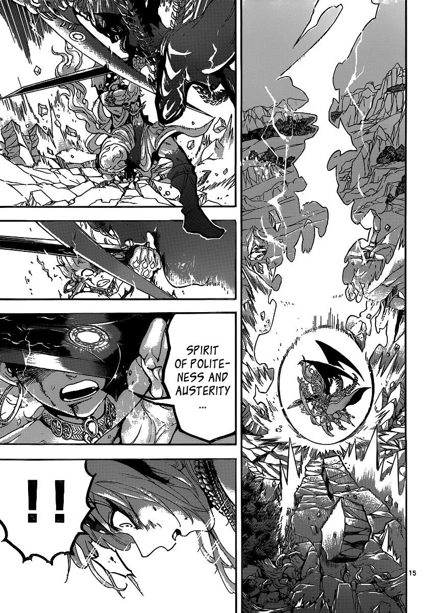 Magi - Labyrinth of Magic Chapter 257 page 16 - Chapter 257: Belial's Djinn Equip