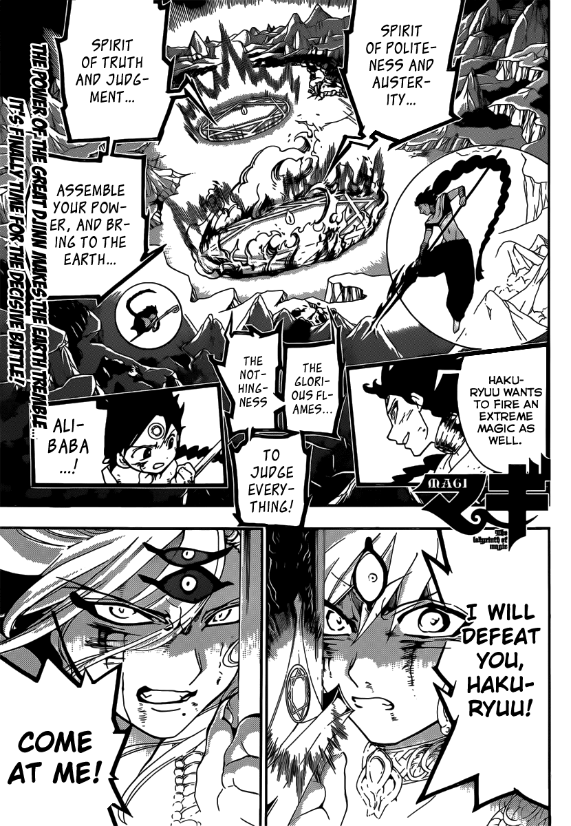 Magi - Labyrinth of Magic Chapter 258 page 3 - Chapter 258: The Decisive Battle Between Extreme Magic