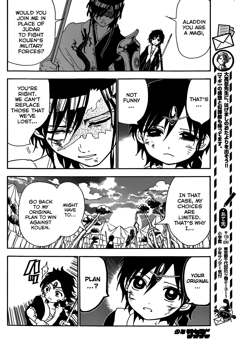 Magi - Labyrinth of Magic Chapter 261 page 18 - Chapter 261: After the Deathmatch