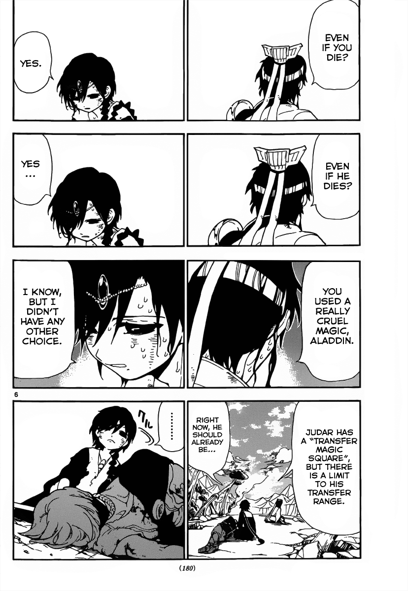 Magi - Labyrinth of Magic Chapter 261 page 8 - Chapter 261: After the Deathmatch