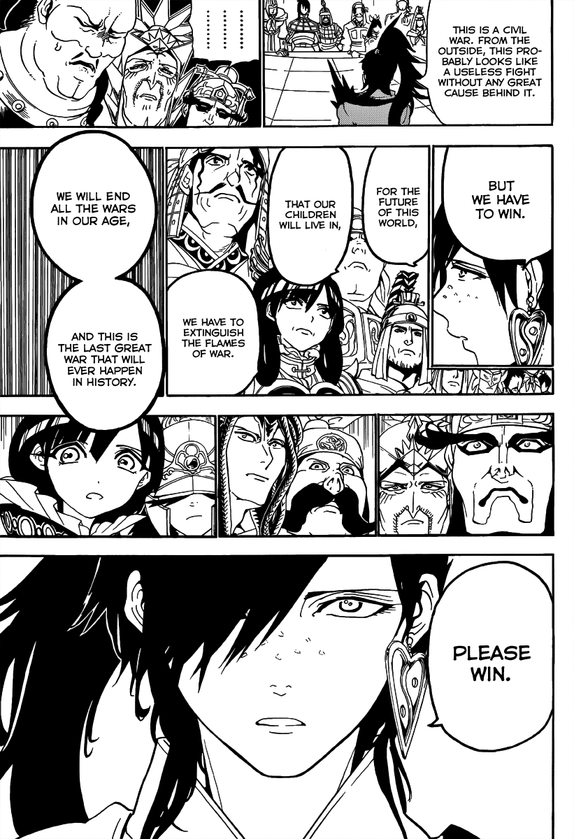 Magi - Labyrinth of Magic Chapter 267 page 13 - Chapter 267: The Night Before The Decisive Battle