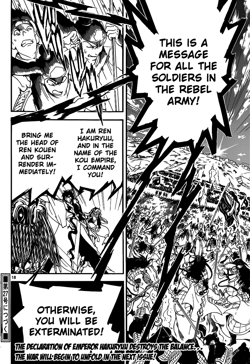 Magi - Labyrinth of Magic Chapter 268 page 18 - Chapter 268: The Battle of Kanan