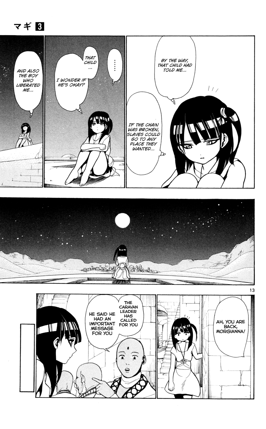 Magi - Labyrinth of Magic Chapter 27 page 14 - Chapter 27: The Scar That Can't Disappear