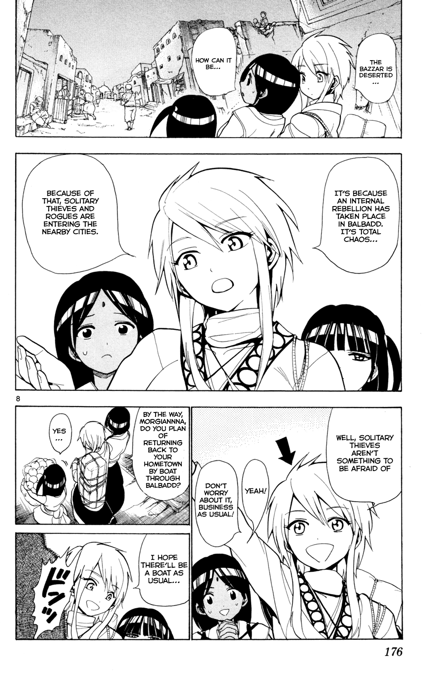 Magi - Labyrinth of Magic Chapter 27 page 9 - Chapter 27: The Scar That Can't Disappear