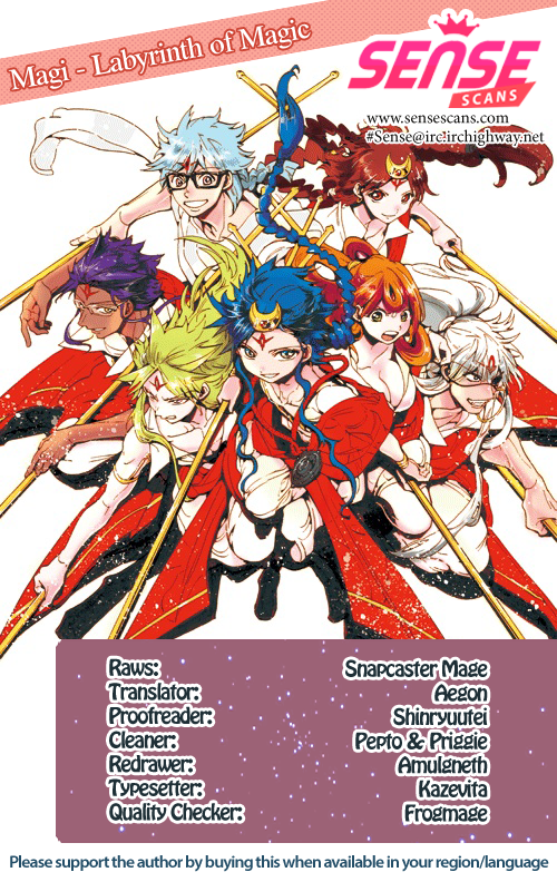 Magi - Labyrinth of Magic Chapter 272 page 1 - Chapter 272: The Battle of the Households