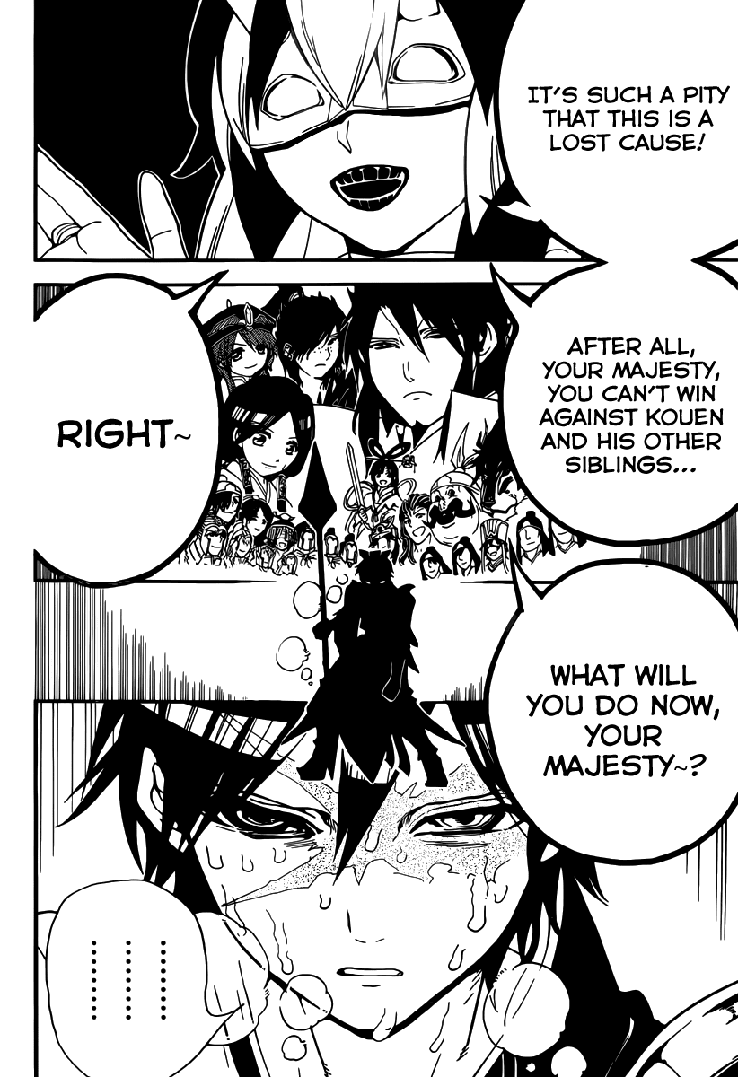 Magi - Labyrinth of Magic Chapter 272 page 17 - Chapter 272: The Battle of the Households