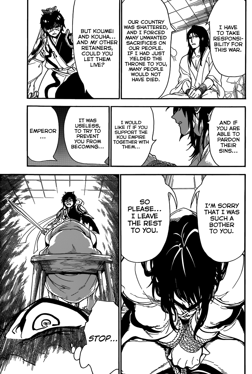 Magi - Labyrinth of Magic Chapter 279 page 13 - Chapter 279: The Winner and the Loser
