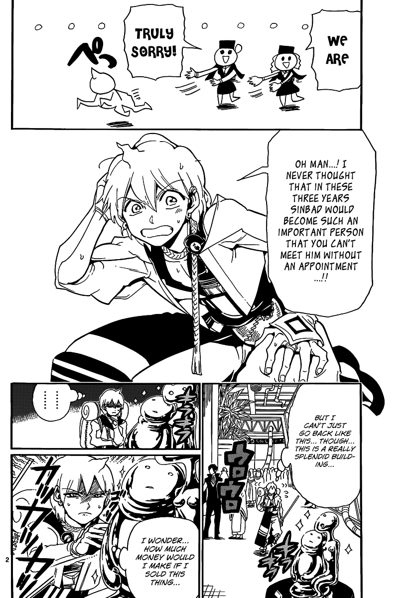 Magi - Labyrinth of Magic Chapter 285 page 4 - Chapter 285: In the Trading Company Headquarters