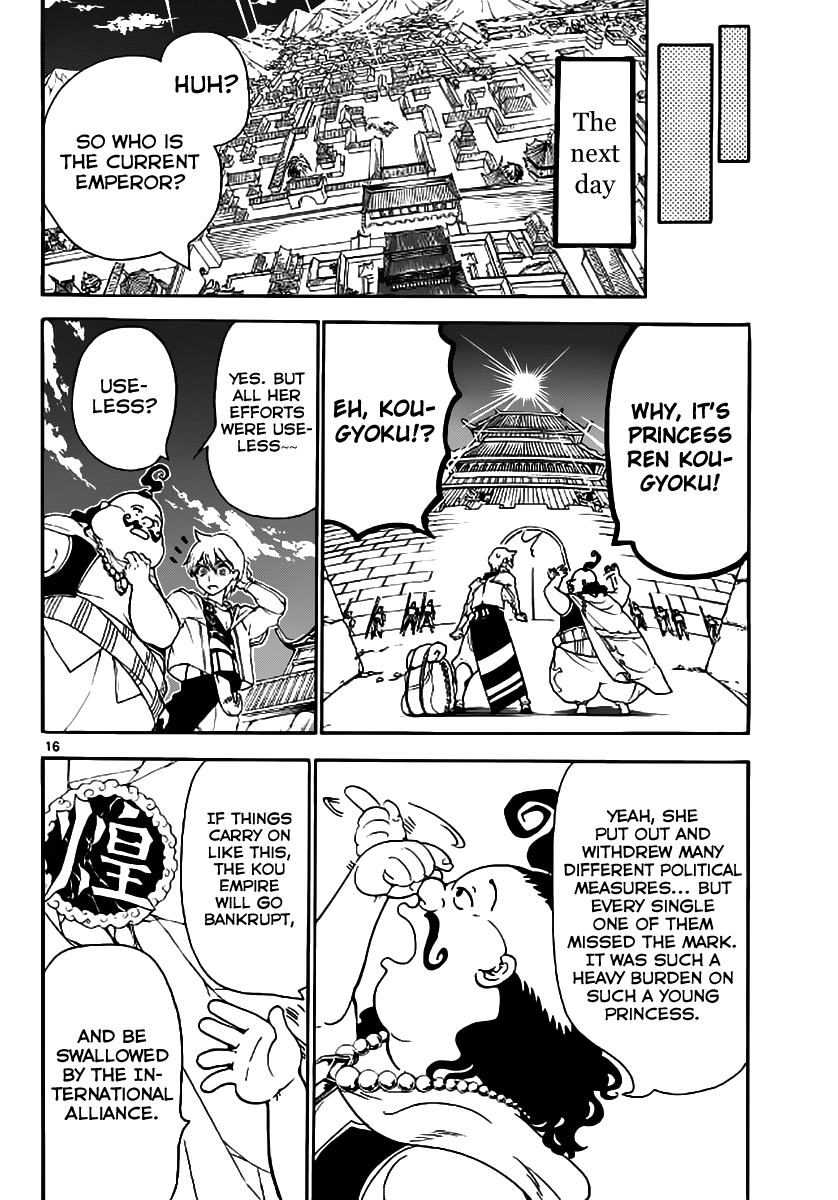 Magi - Labyrinth of Magic Chapter 288 page 17 - Chapter 288: The New World Under Strain