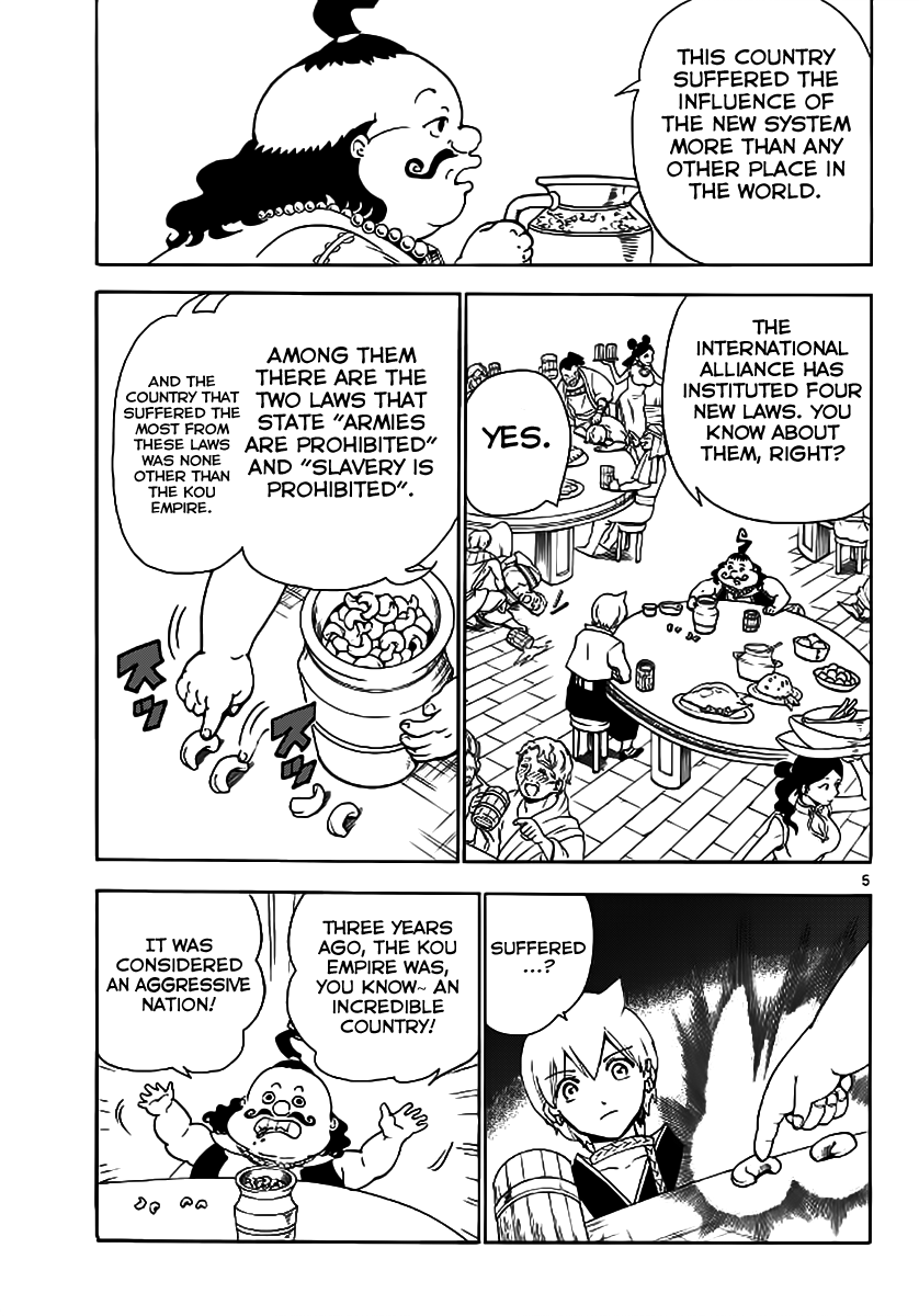 Magi - Labyrinth of Magic Chapter 288 page 7 - Chapter 288: The New World Under Strain