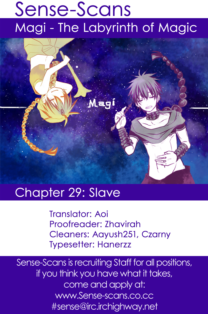 Magi - Labyrinth of Magic Chapter 29 page 1 - Chapter 29: Slave