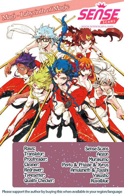 Magi - Labyrinth of Magic Chapter 292 page 1 - Chapter 292: The Beginning of the Counterattack