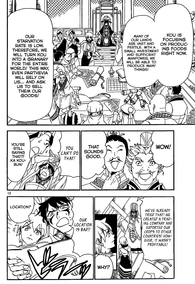 Magi - Labyrinth of Magic Chapter 293 page 14 - Chapter 293: The First Signs of Kou's Revival