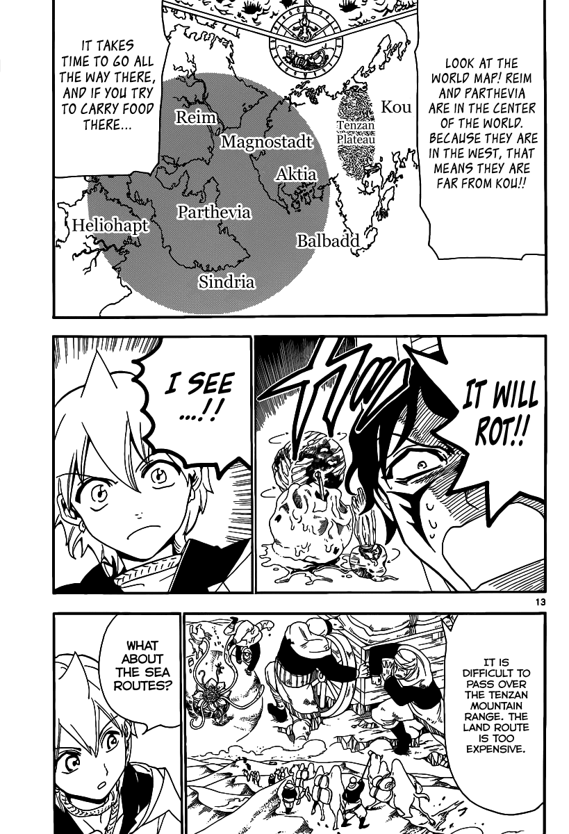 Magi - Labyrinth of Magic Chapter 293 page 15 - Chapter 293: The First Signs of Kou's Revival