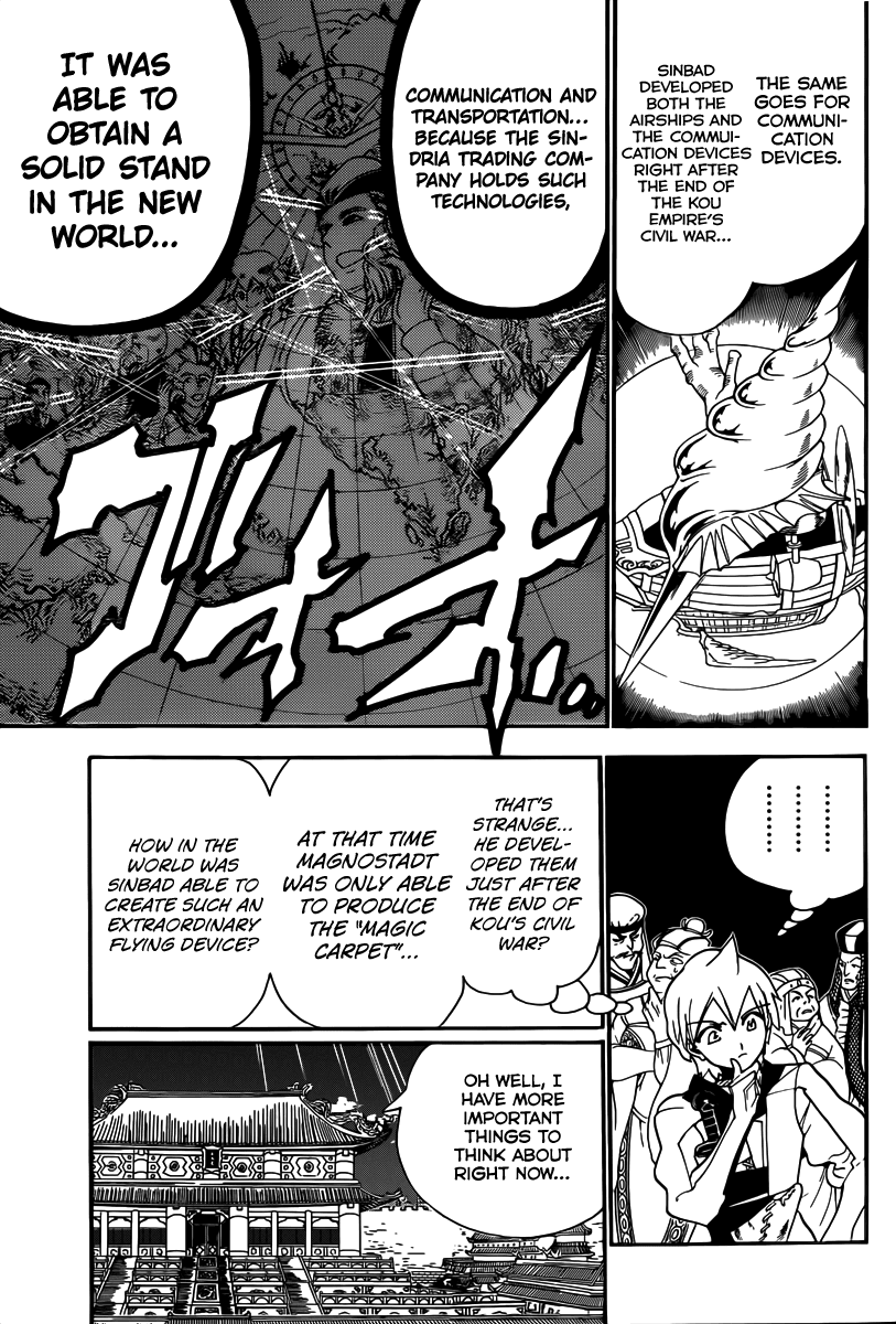 Magi - Labyrinth of Magic Chapter 293 page 17 - Chapter 293: The First Signs of Kou's Revival