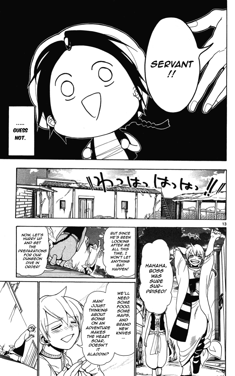 Magi - Labyrinth of Magic Chapter 3 page 14 - Chapter 3: Aladdin and Alibaba