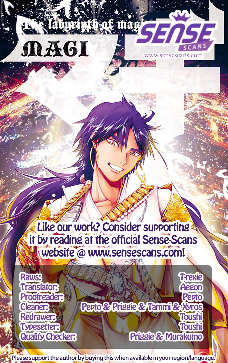 Magi - Labyrinth of Magic Chapter 305 page 1 - Chapter 305: Incompatible Intentions