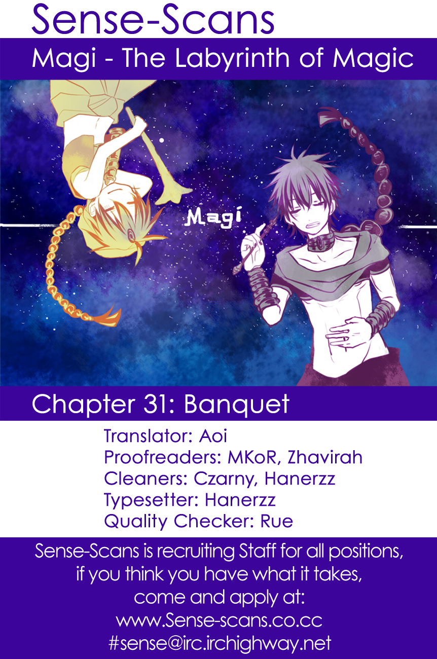 Magi - Labyrinth of Magic Chapter 31 page 2 - Chapter 31: Banquet