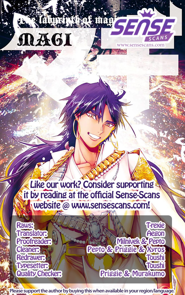 Magi - Labyrinth of Magic Chapter 312 page 1 - Chapter 312: The Showdown With Al Thamen