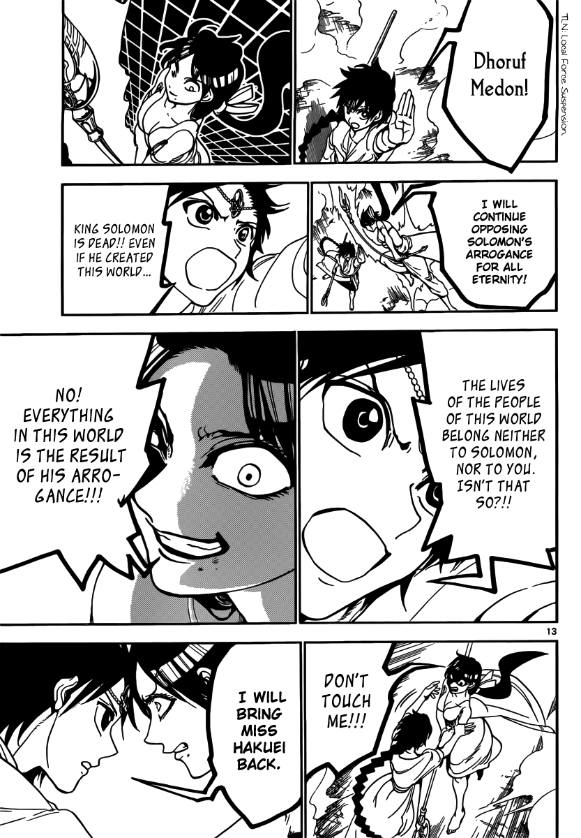Magi - Labyrinth of Magic Chapter 312 page 14 - Chapter 312: The Showdown With Al Thamen